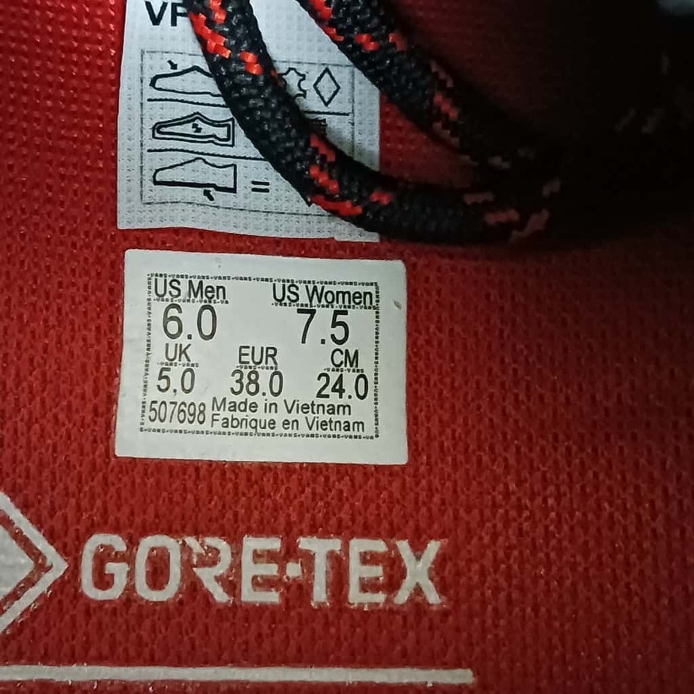 Vans Half Cab GORE-TEX MTE Brown Shoes Bitter Hiking Size Womens 7.5 Mens 6 - Picture 10 of 11
